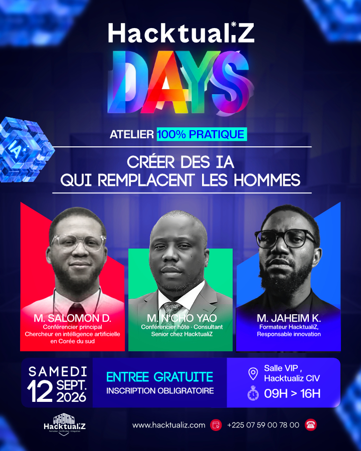 Affiche verticale officielle Hacktualiz Days du 12 septembre 2026