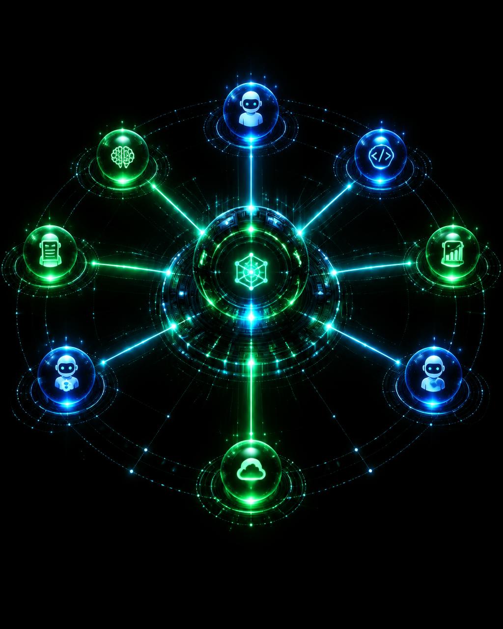 ORCHESTRATE — Plusieurs agents avancés coopèrent.