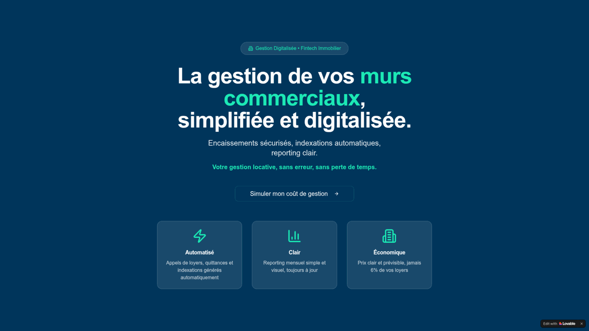 GestionPro — site créé par un apprenant