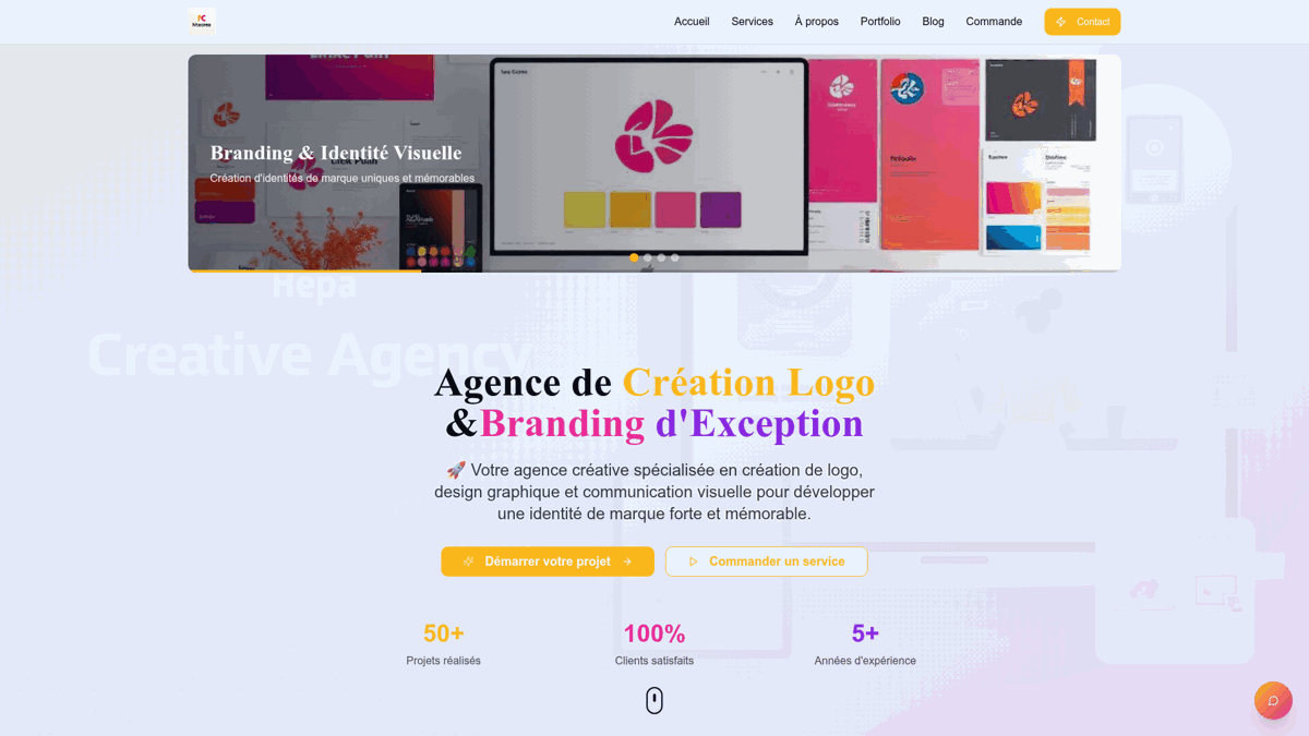NtaCrea — site créé par un apprenant