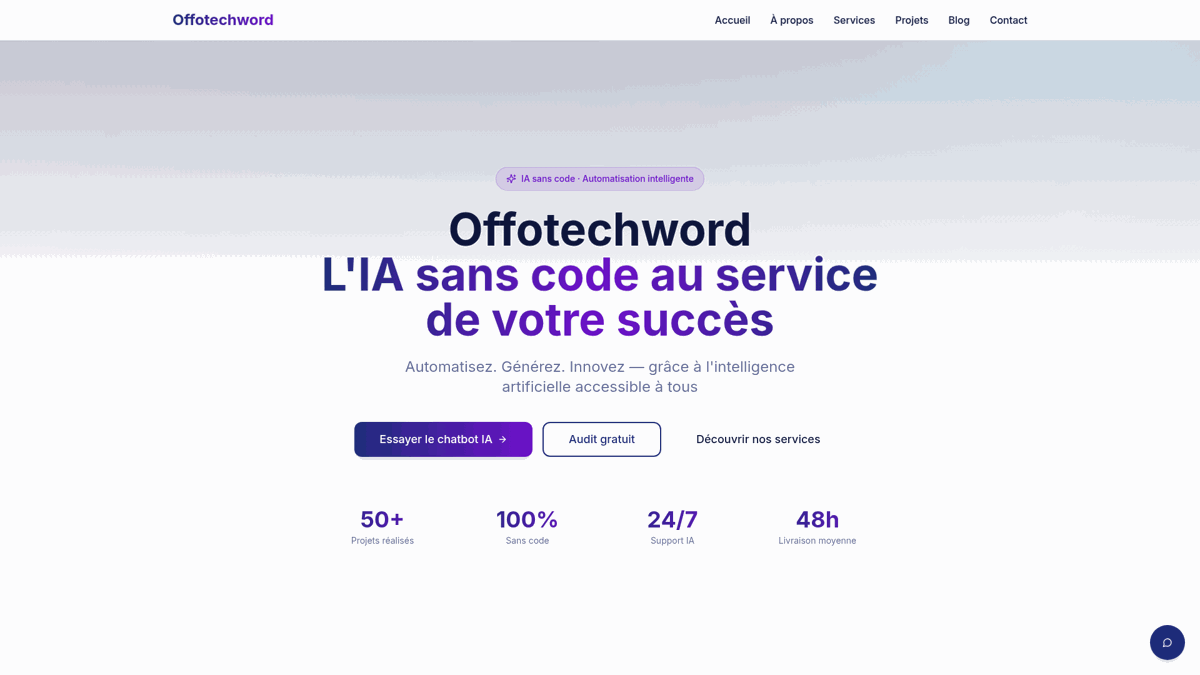 Offotechword — site créé par un apprenant